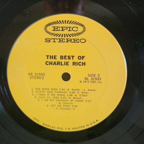 Charlie Rich Vinyl - Picture 6 of 7